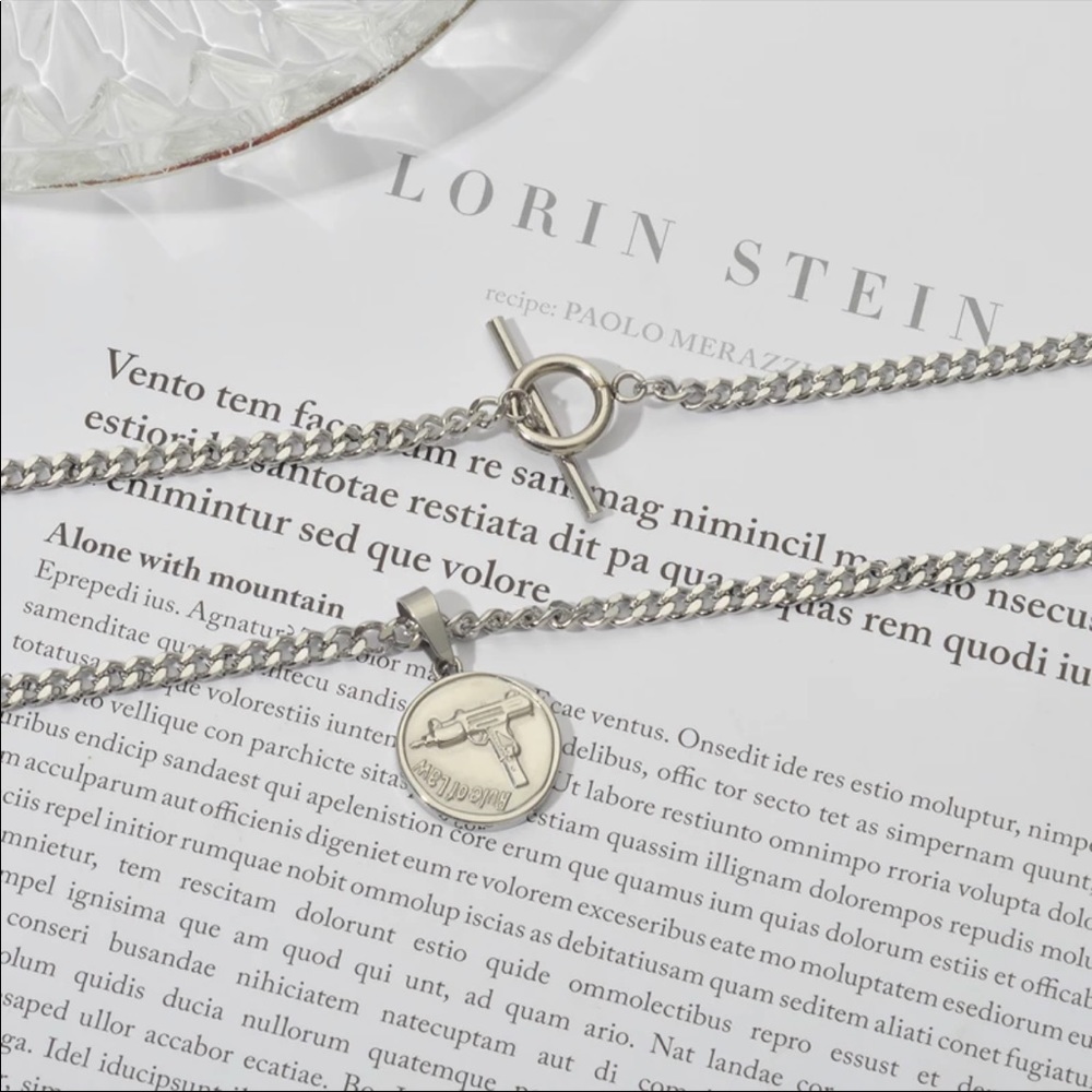 NEW STERLING SILVER CHUNKY CHAIN NECKLACE - Picture 3 of 5